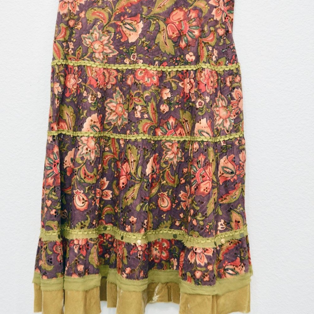 Cynthia Steffe Bohemian Midi Skirt